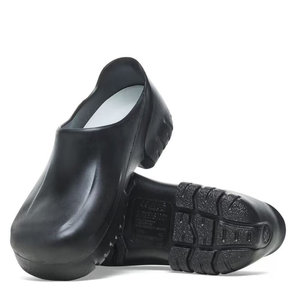 Birkenstock A630 Black PU Slip Resistant Clogs Size 37 (US 6-6.5) Work Comfort - Picture 2 of 8